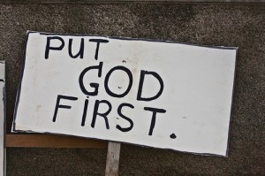 Put God first
